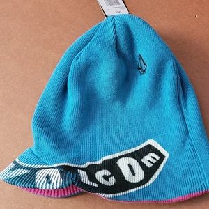 Volcom Brim Beanie Hat. Reversible